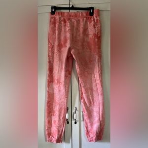 Cotton Citizen Milan Jogger Sweatpants  Dahlia Crystal Tie Dye Sweats Pink